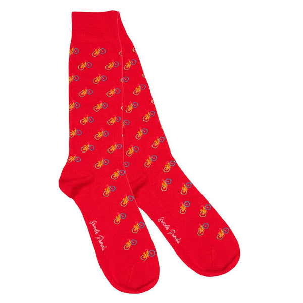 Red Bicycle Bamboo Socks - UK 7-11 (EU 40-47 / US 8-12) - Socks