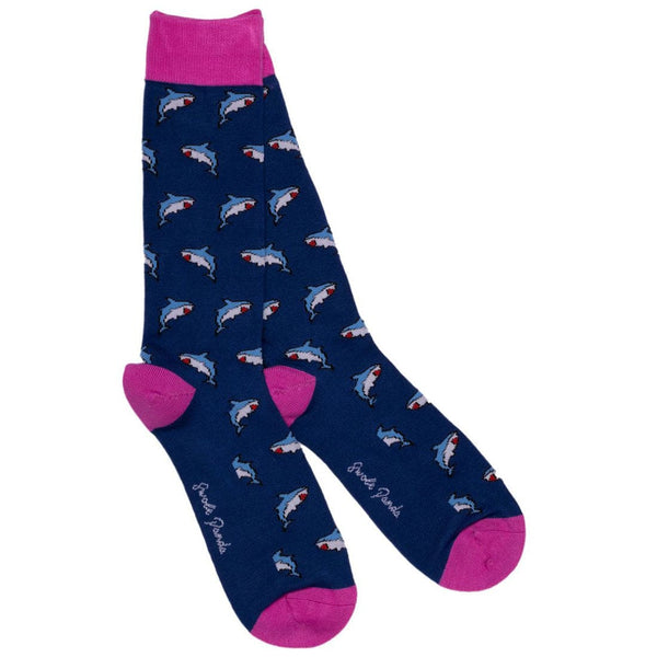 Shark Bamboo Socks - UK 4-7 (US 5-7.5 / EU 37-40) - Socks