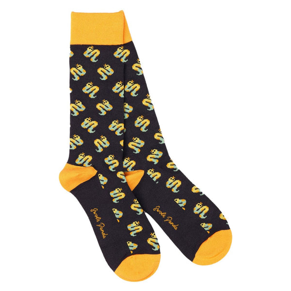 Snake Bamboo Socks - UK 7-11 (EU 40-47 / US 8-12) - Socks