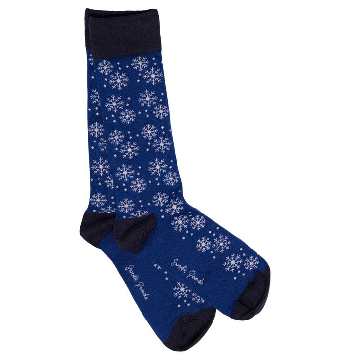 Snowflake Bamboo Socks - UK 7-11 (EU 40-47 / US 8-12) - Socks