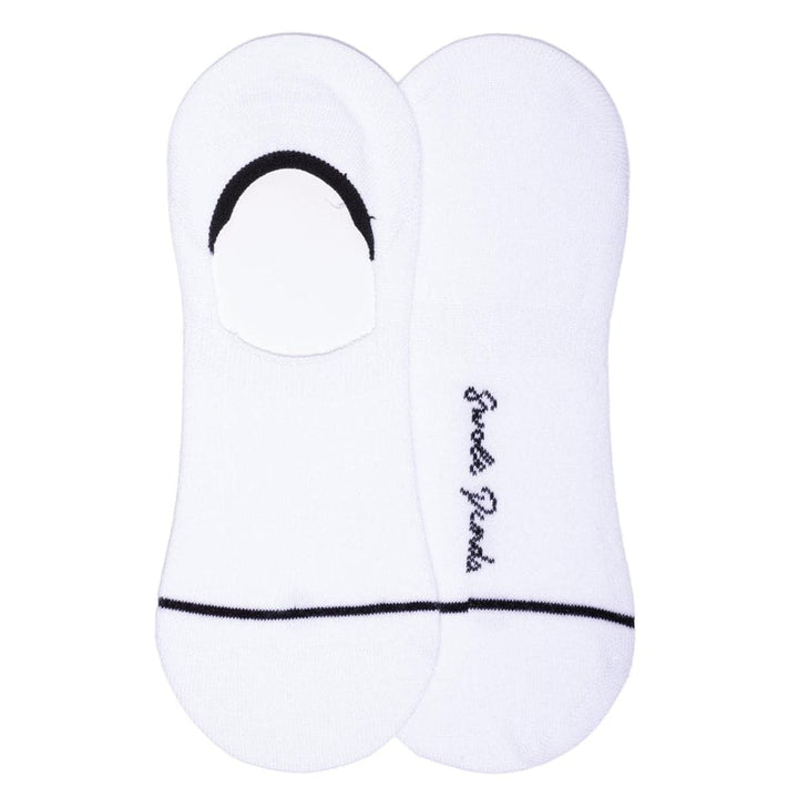 White ’No-Show’ Bamboo Socks - UK 4-7 (US 5-7.5 / EU 37-40) - Socks