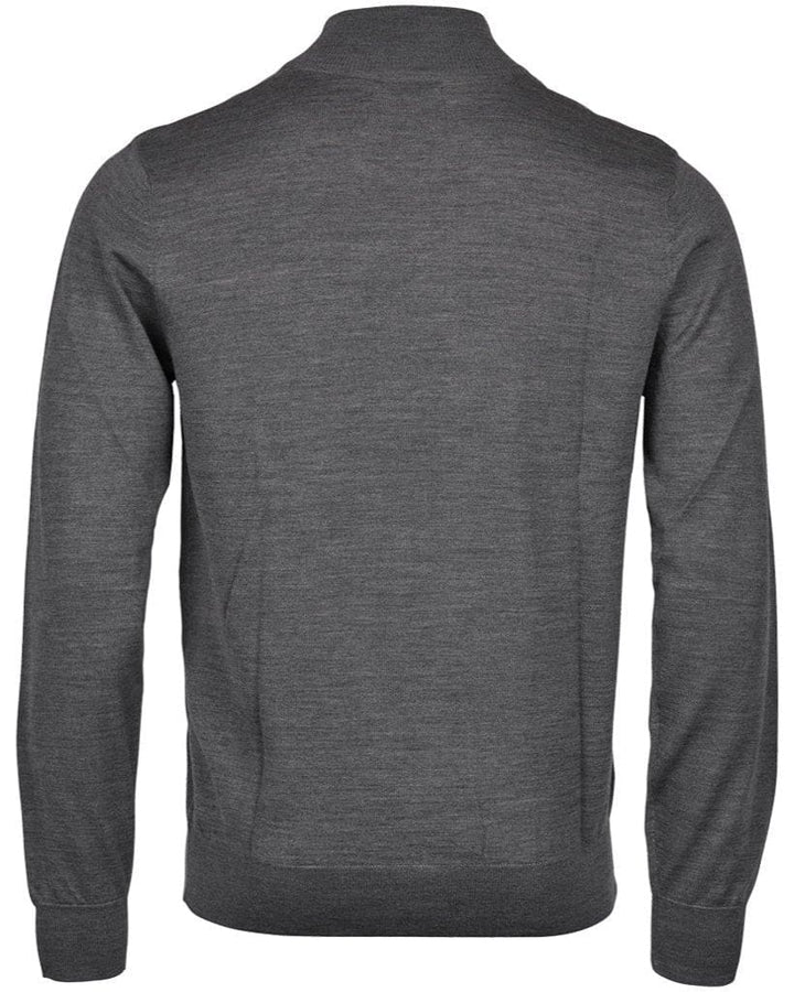 Tee Jays Men’s Half Zip Knit Sweater - Knitwear