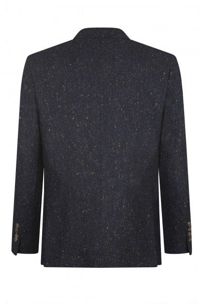 Torre Albert Blue Pure Wool Light Weight Tweed Blazer - Suits