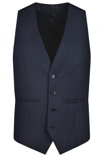 Torre Albert Blue Pure Wool Light Weight Tweed Waistcoat - 34R WAISTCOATS