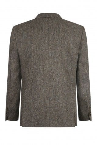 Torre Albert Brown Pure Wool Light Weight Tweed Three Piece Suit