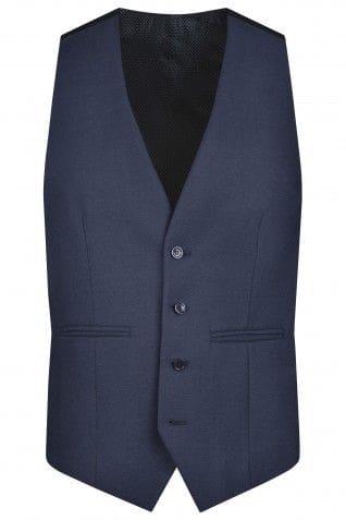 Torre Albert Royal Blue Pure Wool Light Weight Tweed Three Piece Suit