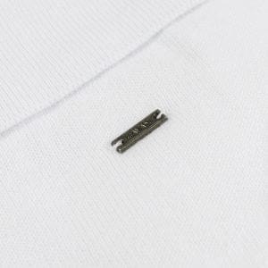 Cavani Men’s Knitwear Ecru Textured Polo Shirt - Shirts