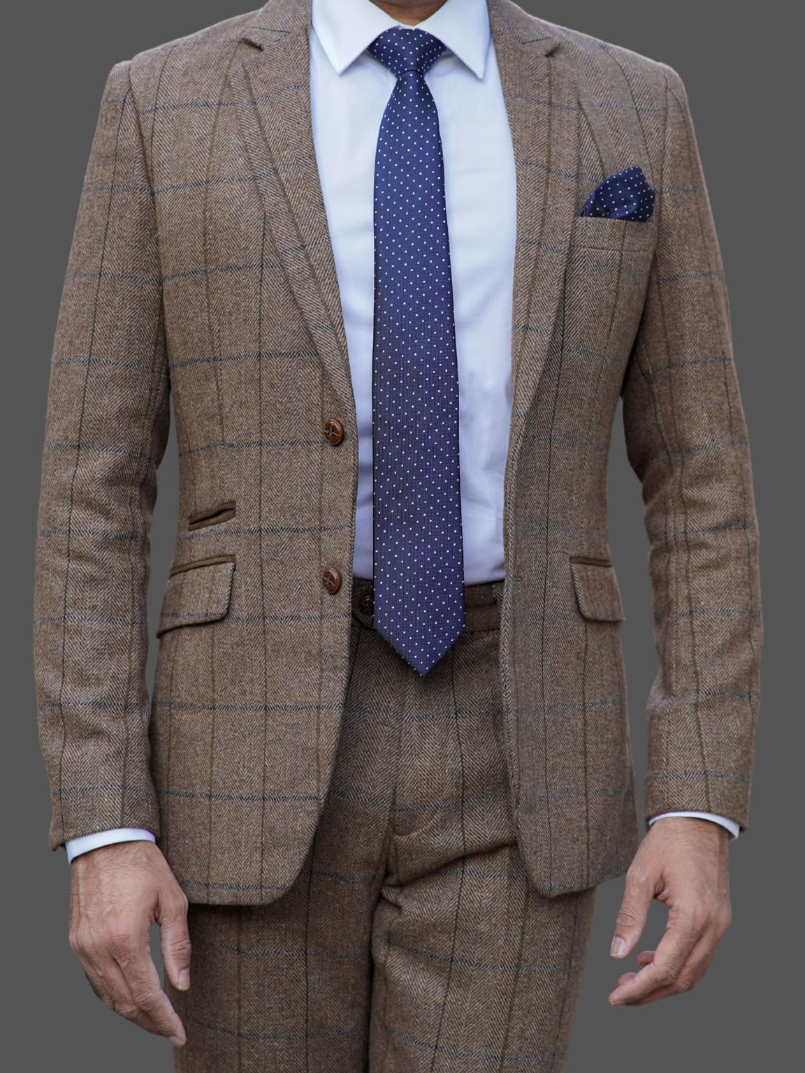 Tweed 3 piece suit vintage cheap