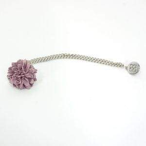 Cavani Flower Chain Pin Lilac - Accessories