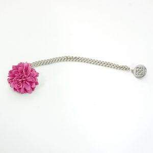 Cavani Flower Chain Pin Pink - Accessories