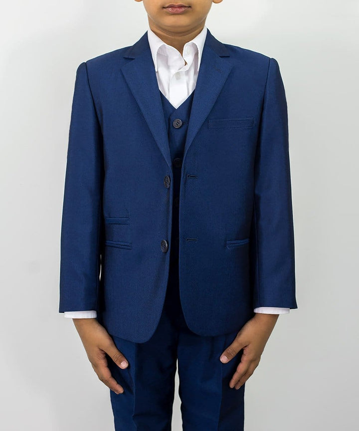 Cavani Ford Boys Three Piece Royal Blue Slim Fit Suit - Suit & Tailoring