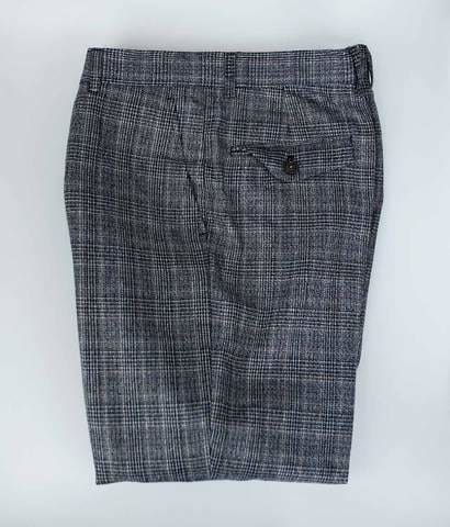 Cavani Henry Grey Tweed Check Trousers - Suit & Tailoring