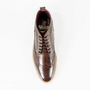 Cavani Holmes Brown Mens Leather Boots - Boots