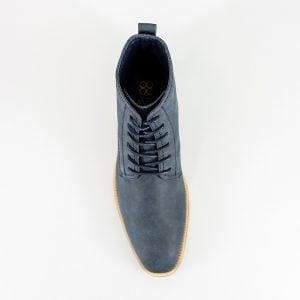 Cavani Huricane Navy Mens Leather Boots - Boots