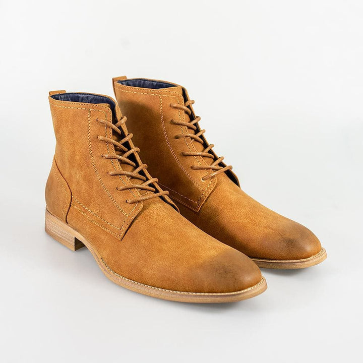 Cavani Huricane Tan Mens Leather Boots - UK7 | EU41 - Boots