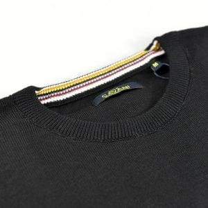 Cavani Mens Knitwear Black Crewneck - Shirts