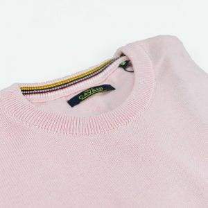 Cavani Mens Knitwear Pink Crewneck - Shirts