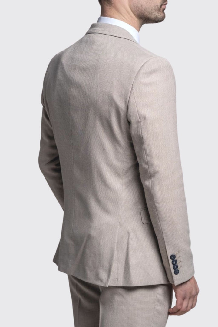 Cavani Miami Men’s Beige Blazer - Suit & Tailoring