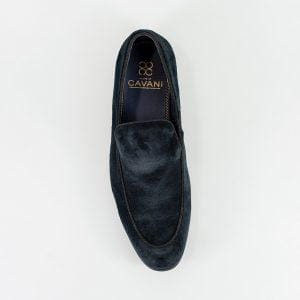 Cavani Milan Navy Mens Velvet Shoe - Shoes