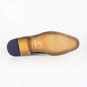 Cavani Modena Navy/Cognac Mens Leather Boots - Boots