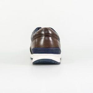 Cavani Portland Navy/Brown Trainers - Shoes