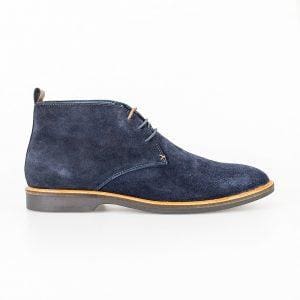 Cavani Sahara Navy Mens Leather Boots - Boots