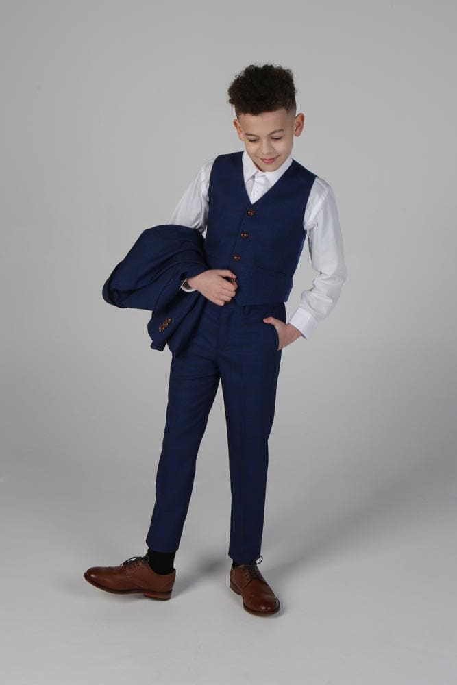 Device - Boy’s Alex Navy Three Piece Suit - boys suits