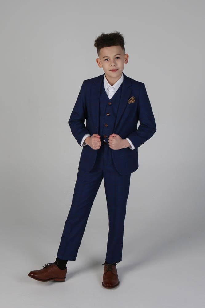 Device - Boy’s Alex Navy Three Piece Suit - boys suits