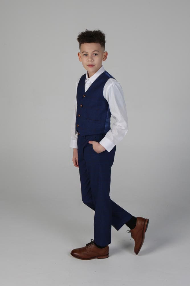 Device - Boy’s Alex Navy Three Piece Suit - boys suits