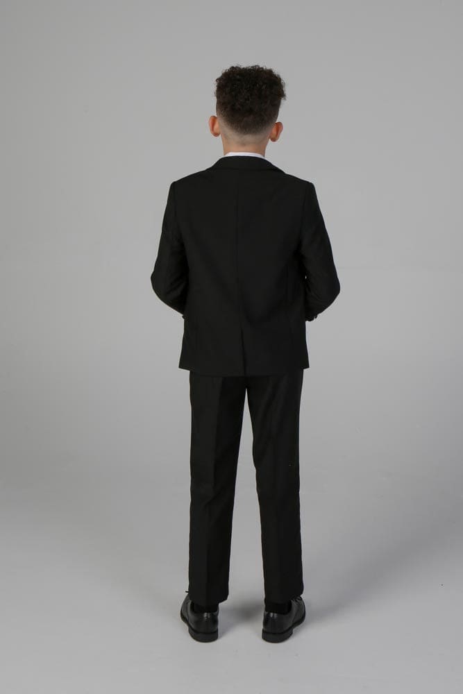 Device - Boy’s Harry Black Three Piece Suit - boys suits