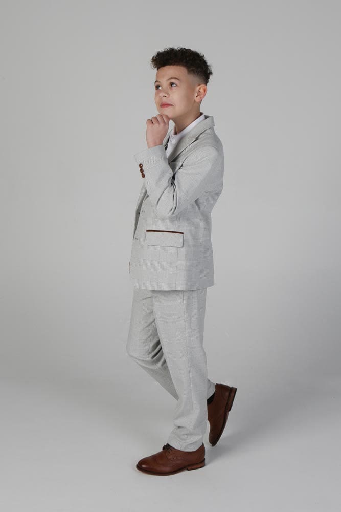 Device - Boy’s Mark Stone Three Piece Suit - boys suits