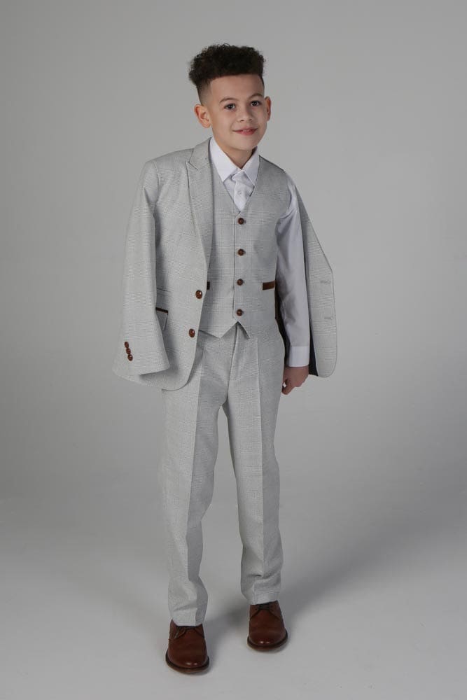 Device - Boy’s Mark Stone Three Piece Suit - boys suits