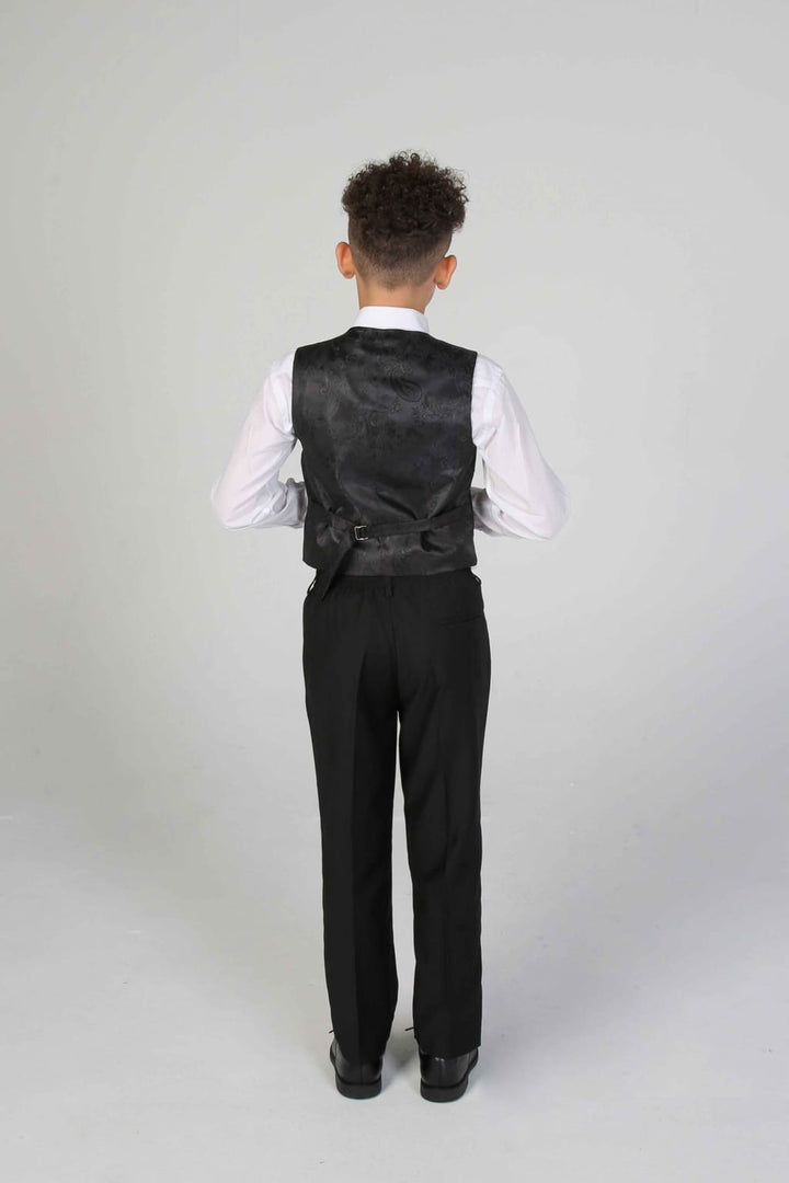 Device - Boy’s Parker Black Three piece Suit