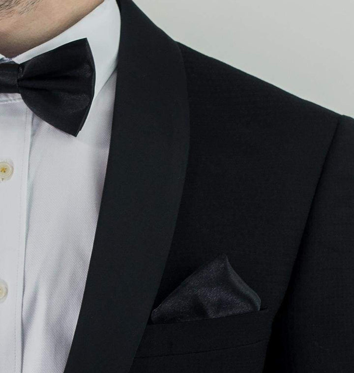 Cavani Nico Mens Black Tuxedo Dinner Shawl Collar Suit - Suit & Tailoring