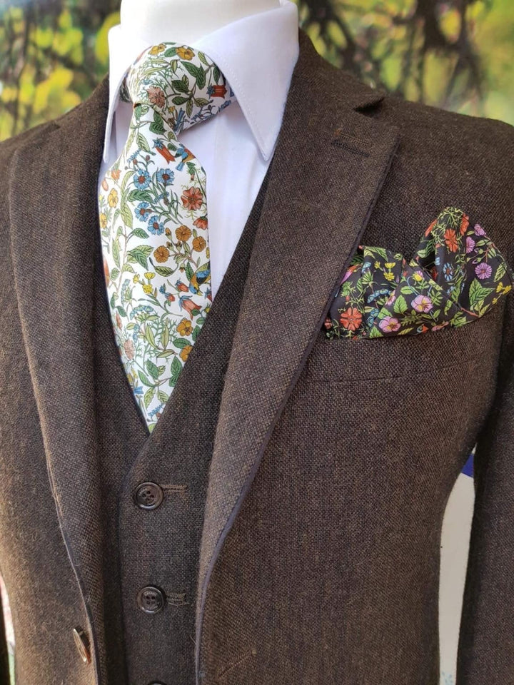 Cavani Kaos Tweed Men’s Slim Fit Jacket - Suit & Tailoring