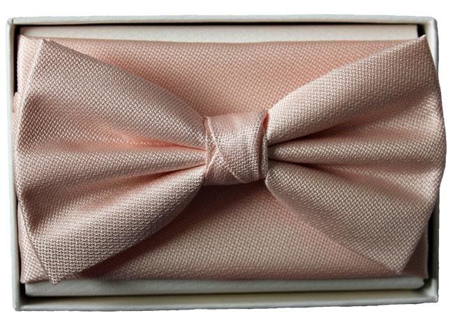L A Smith Poly Pink Bow Tie And Hank Set - Accessories