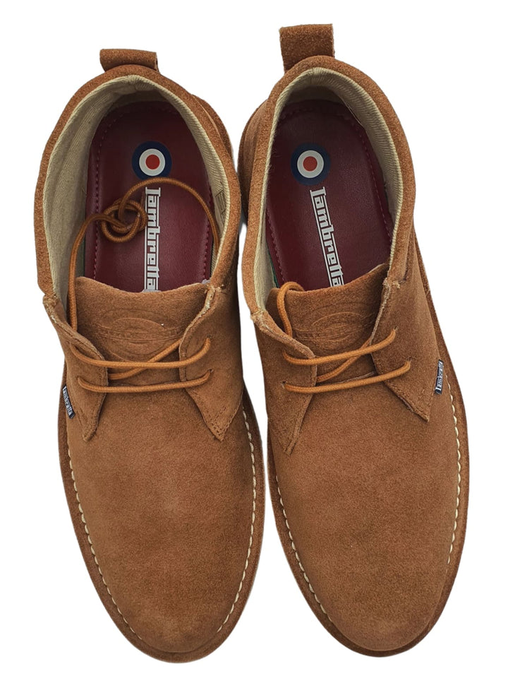 Lambretta Camden Tan Men’s Desert Boots - Shoes