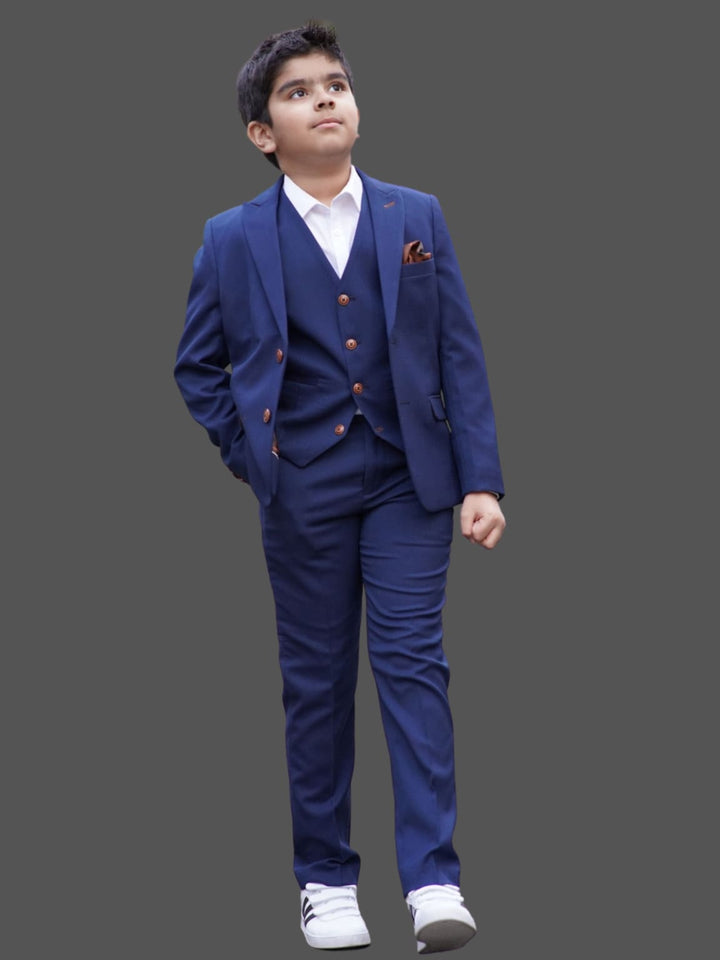 Marc Darcy Max Boy’s Royal Blue Three Piece Suit - 6 YEARS - Pant Suits