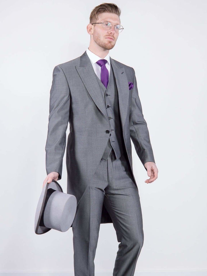 Torre George Silver Grey Mohair Morning Suit - Suit & Tailoring
