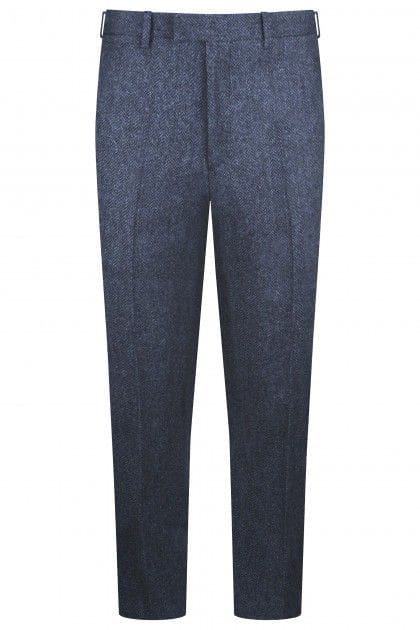 Torre Graf Blue Men’s Trouser - 32S - Suit & Tailoring