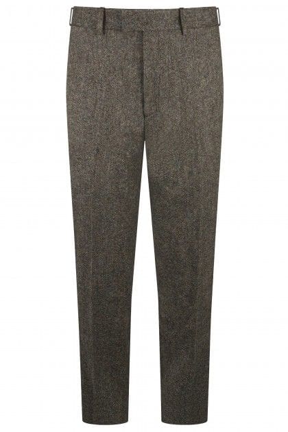 Torre Graf Brown Men’s Trouser - 32S - Suit & Tailoring